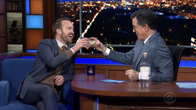 The Late Show with Stephen Colbert — s2019e185 — Aaron Paul, Idina Menzel
