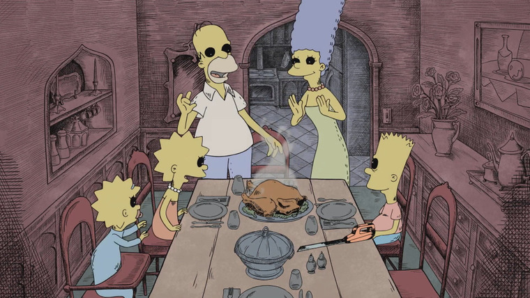 Симпсоны — s33e03 — Treehouse of Horror XXXII