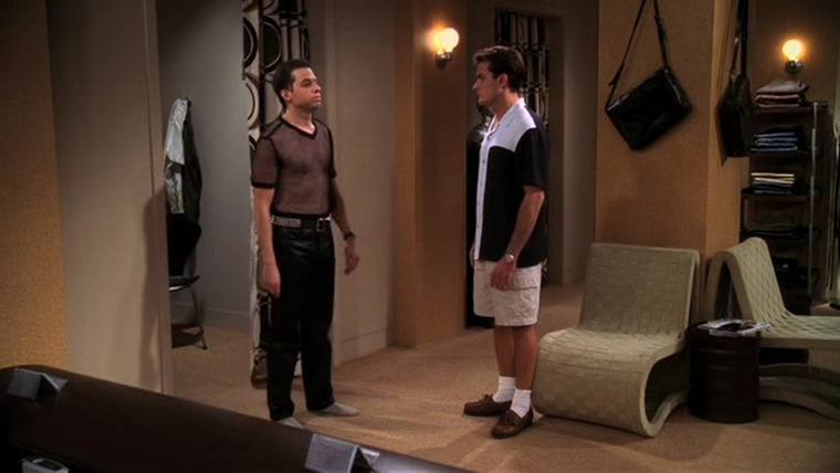 Two and a Half Men — s01e11 — Alan Harper, Frontier Chiropractor