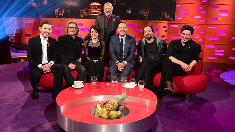 The Graham Norton Show — s24e06 — Claire Foy, Kurt Russell, David Walliams, Lee Evans, Mumford and Sons
