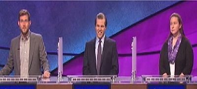 Jeopardy! — s2016e134 — Grant McSheffrey Vs. Gretchen Neidhardt Vs. Steve Pecukonis, show # 7424.
