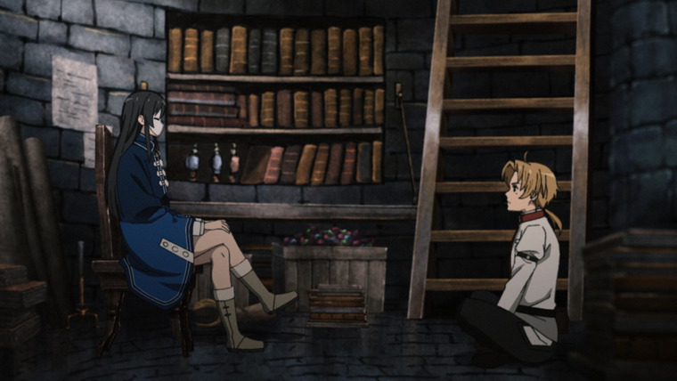 Реинкарнация безработного — s02e09 — The White Mask