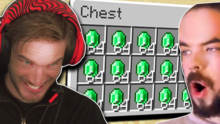 PewDiePie — s10e254 — The greatest loot in Minecraft. — Minecraft with Jacksepticeye — Part 8