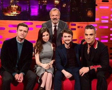 The Graham Norton Show — s20e01 — Daniel Radcliffe, Justin Timberlake, Anna Kendrick, Robbie Williams