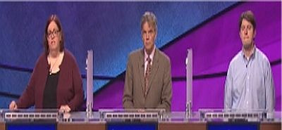 Jeopardy! — s2015e205 — Laurie MacDougall Vs. Harris Stutman Vs. Peyton Brown, show # 7265.