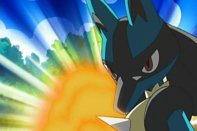 Pocket Monsters — s05e66 — Lucario! Wave Bomb of Anger!!