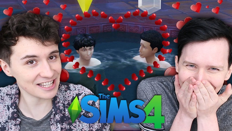 Dan and Phil — s05e12 — TWO BROS CHILLING IN THE HOT TUB - Dan and Phil Play: Sims 4 #51