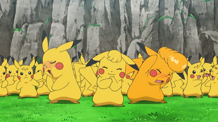 Pocket Monsters — s12e91 — It's a Pikachu Outbreak! The Pikachu Valley!!