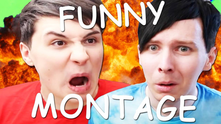 Dan and Phil — s02e24 — DAN AND PHIL FUNNY GAMING MONTAGE