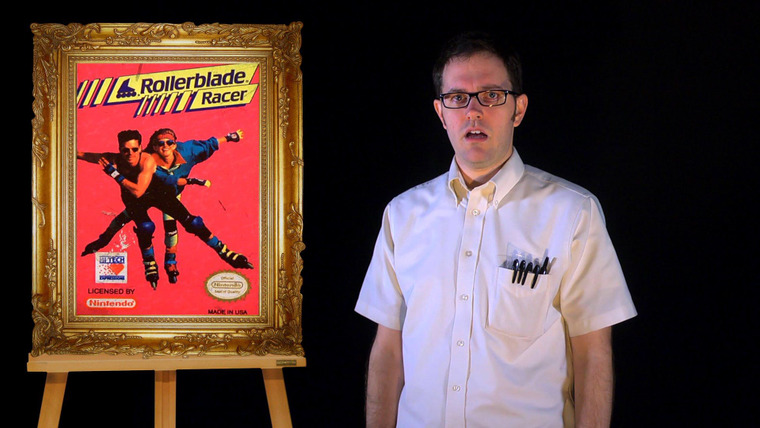 The Angry Video Game Nerd — s09 special-0 — Bad Game Cover Art #20 - RollerBlade Racer (NES)