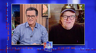 The Late Show with Stephen Colbert — s2020e143 — Michael Moore, Steve Carell, Sara Bareilles
