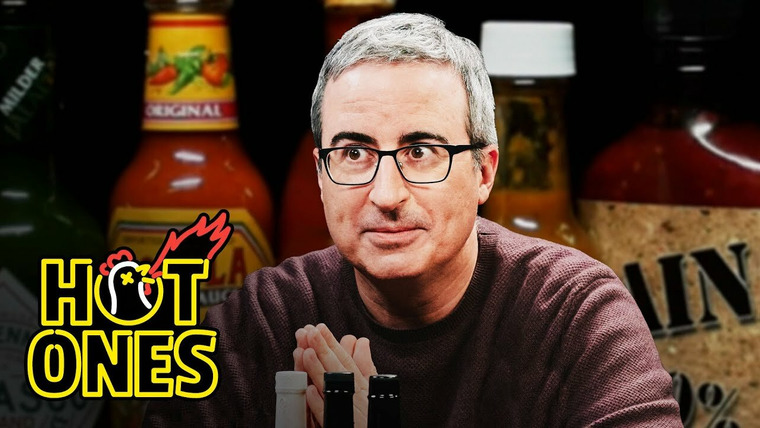 Hot Ones — s23e02 — John Oliver Fears For Humanity While Eating Spicy Wings