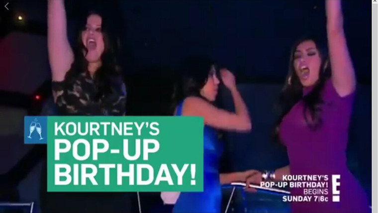 Keeping Up with the Kardashians — s16 special-1 — Kourtney's Pop-Up Birthday!