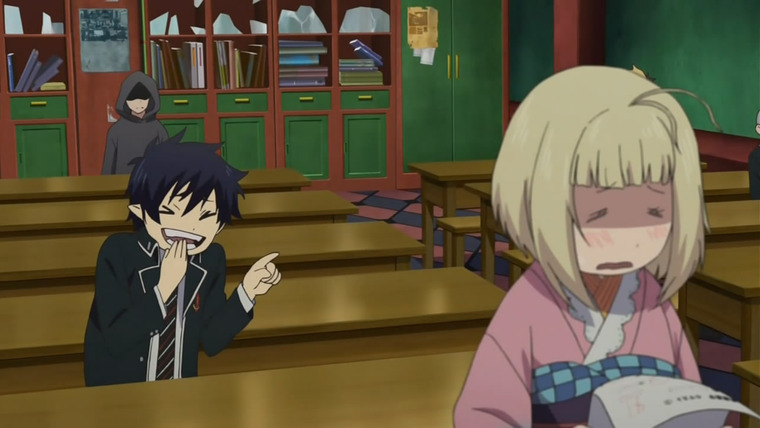 Синий экзорцист — s01e05 — A Boy from the Cursed Temple