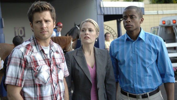 Psych — s02e05 — And Down the Stretch Comes Murder