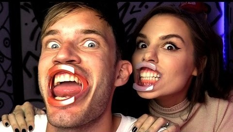 PewDiePie — s07e287 — THE MOUTH CHALLENGE!!