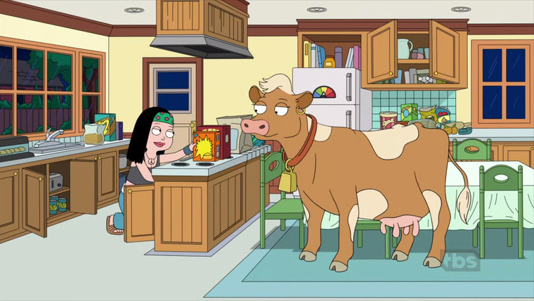 American Dad! — s19e07 — Cow I Met Your Moo-ther