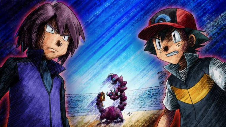 Pocket Monsters — s05e186 — Rival Decisive Battle! Satoshi VS Shinji!!