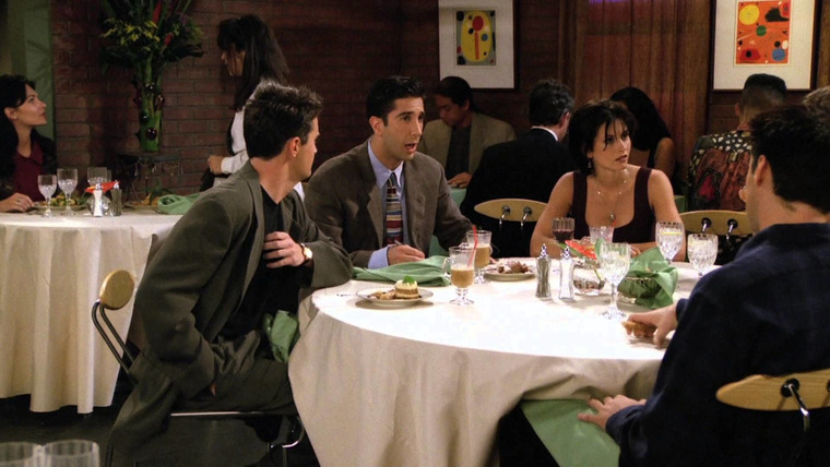 Друзья — s02e05 — The One With Five Steaks and an Eggplant