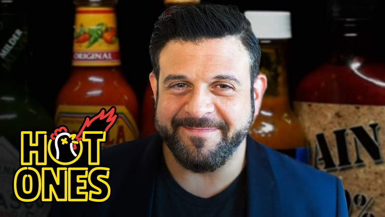 Горячие — s12e07 — Adam Richman Impersonates Noel Gallagher While Eating Spicy Wings