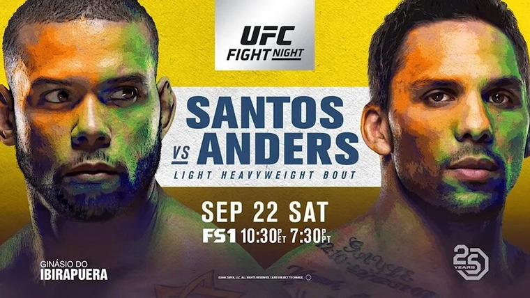 UFC Fight Night — s2018e18 — UFC Fight Night 137: Santos vs. Anders