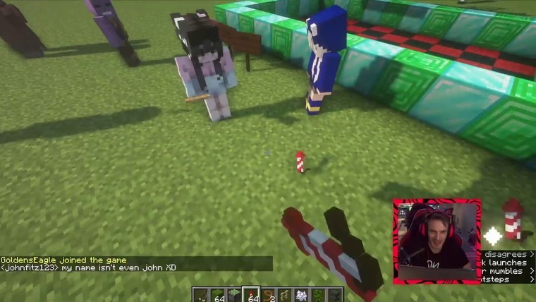 PewDiePie — s12e33 — Playing Minecraft With You Guys