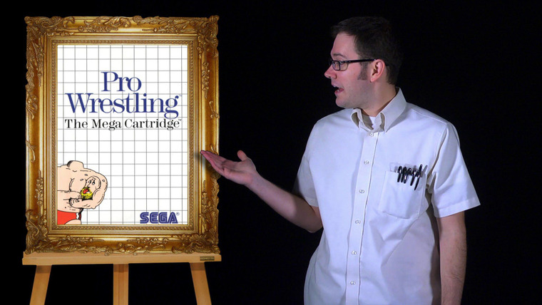 The Angry Video Game Nerd — s09 special-0 — Bad Game Cover Art #1 - Pro Wrestling (Sega Master System)