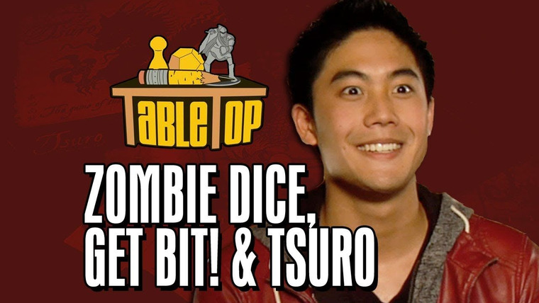 TableTop — s01e03 — Zombie Dice, Get Bit! & Tsuro