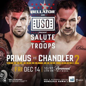 Bellator MMA Live — s15e21 — Bellator 212: Bellator and USO Present: Primus vs. Chandler 2