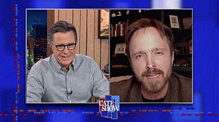 The Late Show with Stephen Colbert — s2021e39 — Aaron Paul, Lake Street Dive, Billy Crystal