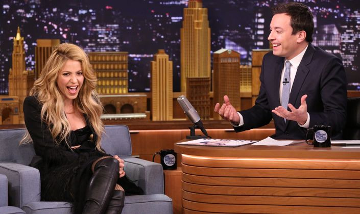 The Tonight Show Starring Jimmy Fallon — s2014e27 — Jude Law, Shakira