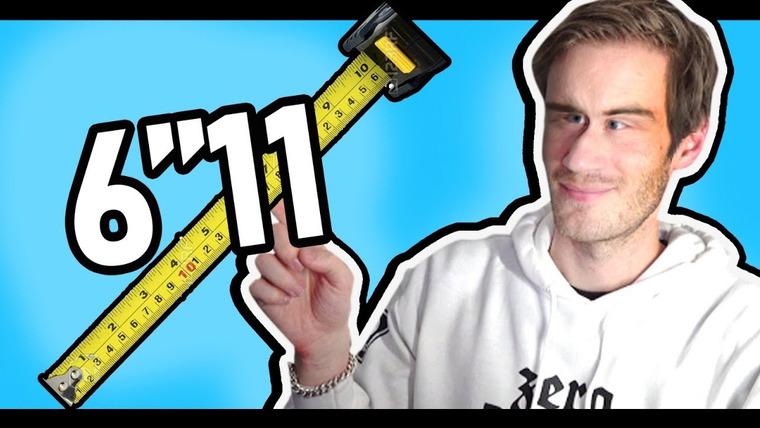 PewDiePie — s10e111 — How tall am I really? *big reveal* LWIAY - #0074