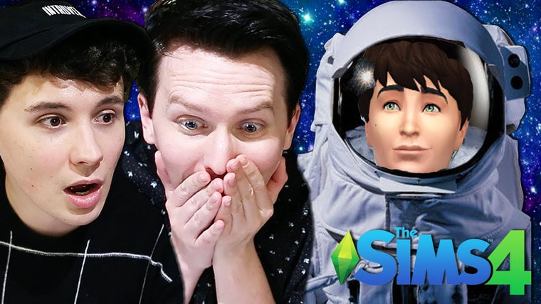 Dan and Phil — s05e34 — DIL GOES TO SPACE - Dan and Phil Play: Sims 4 #56