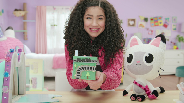 Кукольный домик Габби — s07e01 — Planes, Trains, and Kitty Balloons!