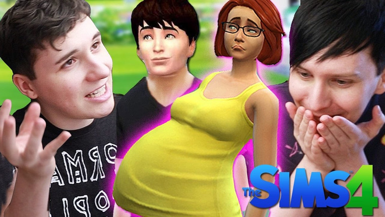 Dan and Phil — s04e16 — Making Eliza PREGNANT - Dan and Phil Play: Sims 4 #37