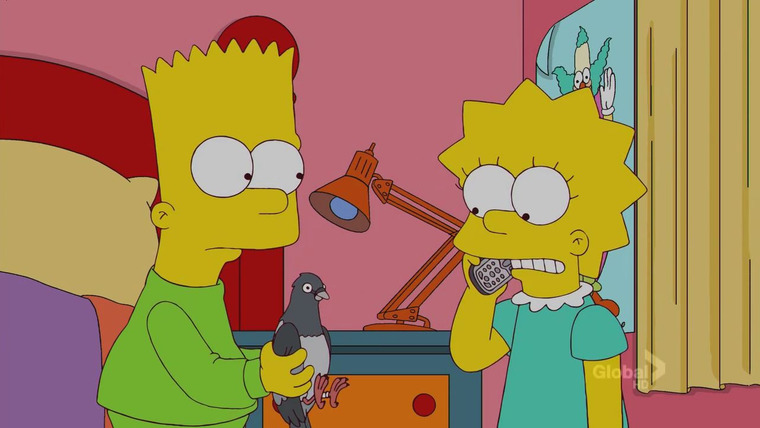 The Simpsons — s22e07 — How Munched is That Birdie in the Window