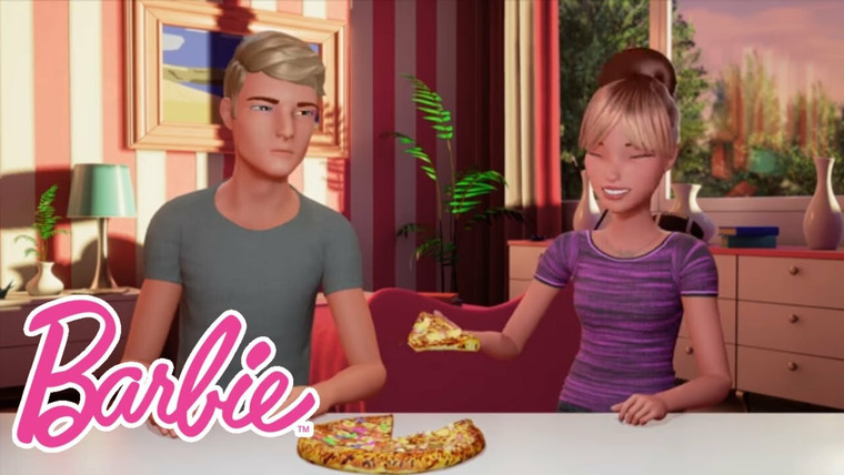 Barbie Vlogs — s01e40 — The Pizza Challenge With Ken!
