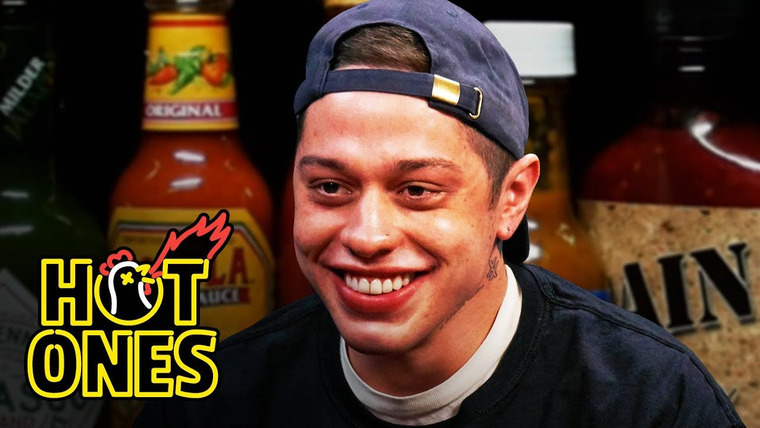 Hot Ones — s11e05 — Pete Davidson Drips With Sweat While Eating Spicy Wings