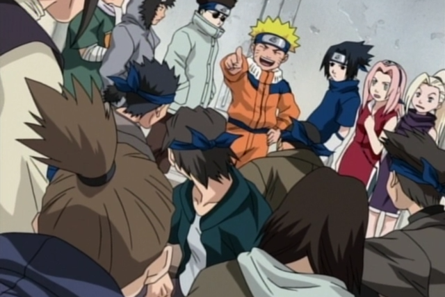 Naruto — s01e23 — Defeat the Rivals! All Nine Rookies have Assembled