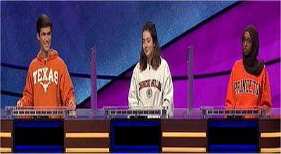Jeopardy! — s2020e69 — Brayden Smith Vs. Pamela Lee Vs. Teja Chemudupati, show # 8239.