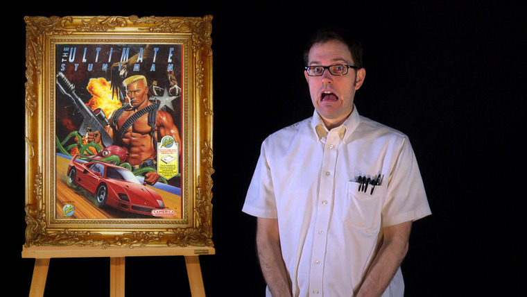The Angry Video Game Nerd — s09 special-0 — Bad Game Cover Art #24 - The Ultimate Stuntman (NES)