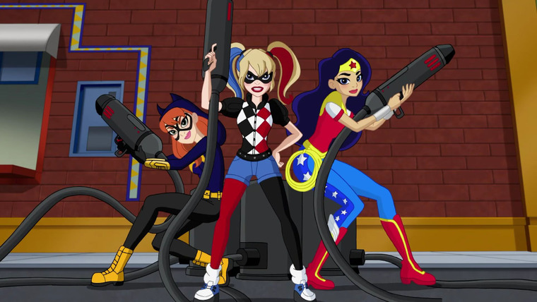 DC Девчонки-Супергерои — s02e11 — Dude, Where's My Invisible Jet?