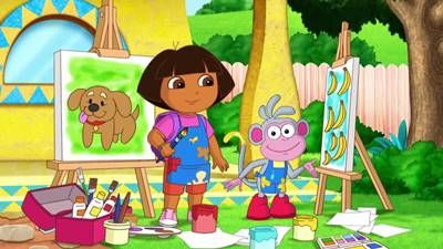 Dora the Explorer — s07e12 — Let's paint!