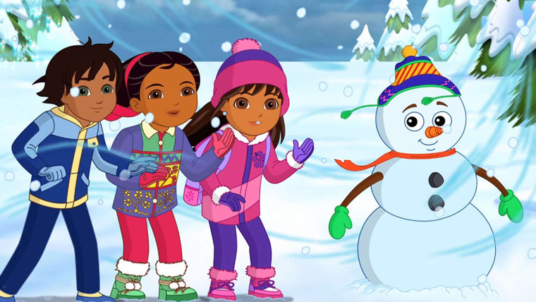 Даша и Друзья: Приключения в городе	 — s02e19 — Shivers the Snowman