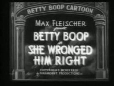 Betty Boop — s1934e01 — She Wronged Him Right