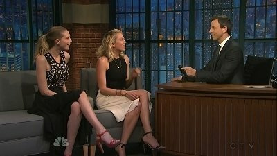 Late Night with Seth Meyers — s2015e36 — Jay Leno, Sara & Erin Foster, Seaton Smith