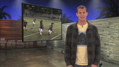 Tosh.0 — s02e04 — Football Player Tackles His Teammate