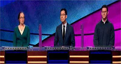 Jeopardy! — s2019e216 — Jennifer Quail Vs. Ben Chung Vs. Shane Mangin, Show # 8112