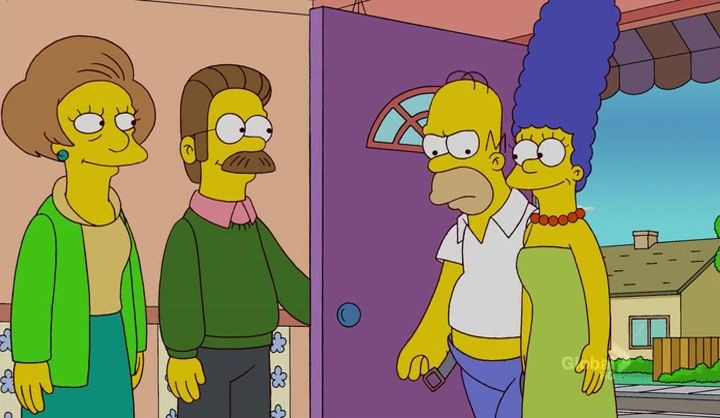 The Simpsons — s23e21 — Ned 'n' Edna's Blend