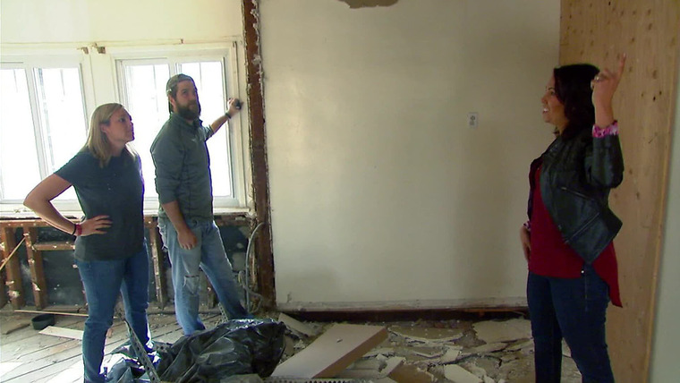 House Hunters Renovation — s2015e04 — High School Sweethearts Buy A Home That Tests Their Reno Skills